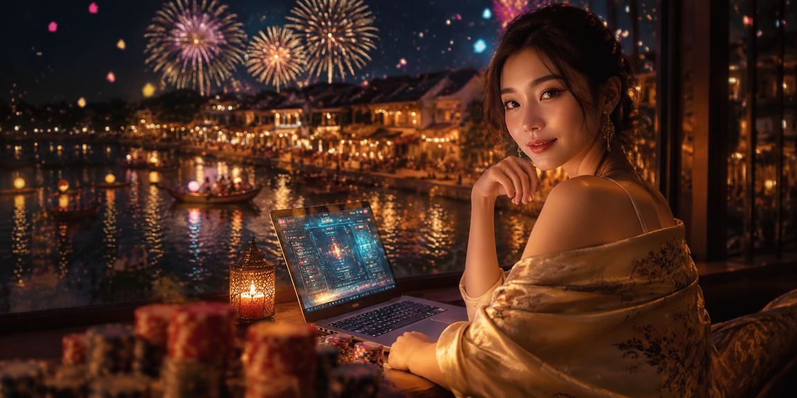 Người dùng tại Hội An nhâm nhi cà phê và theo dõi kèo esports trực tuyến trên điện thoại